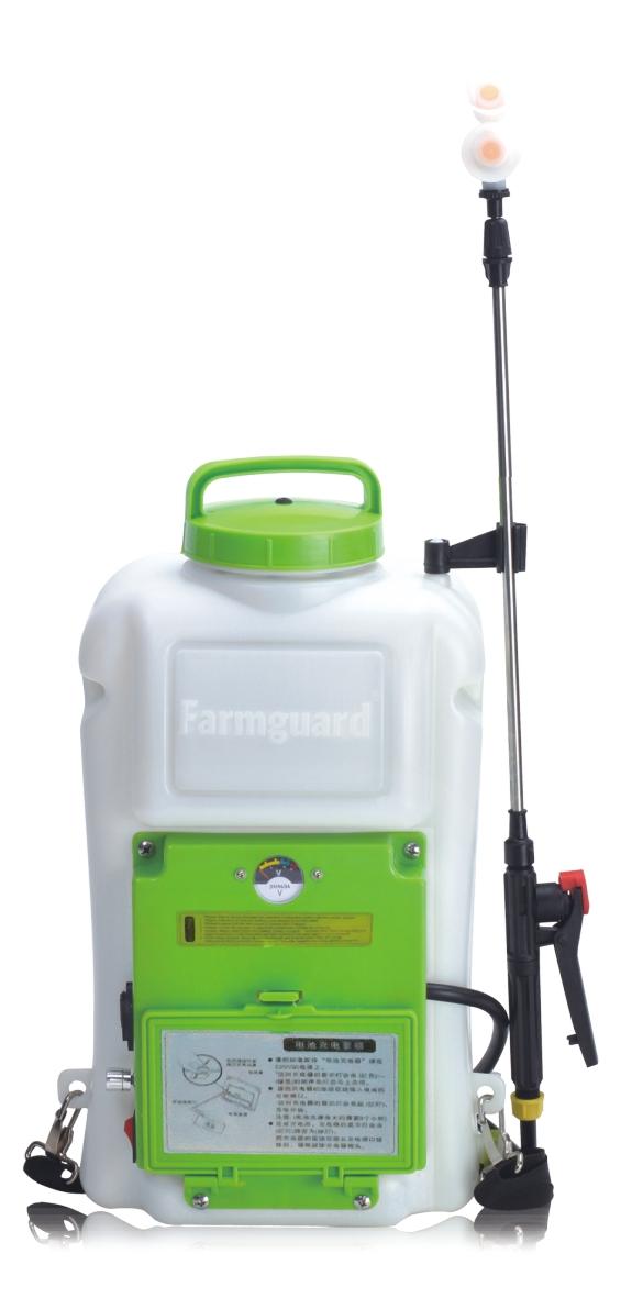 Farm and Garden portable battery powered backpack sprayer Model GF-16D-03C
