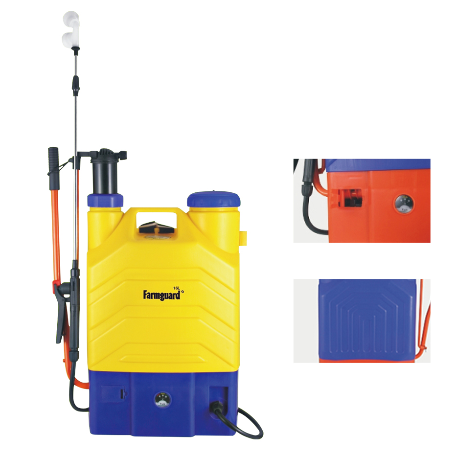 16L Battery And Hand Powered Chemical Sprayer 2 in 1 Model GF-16SD-01C