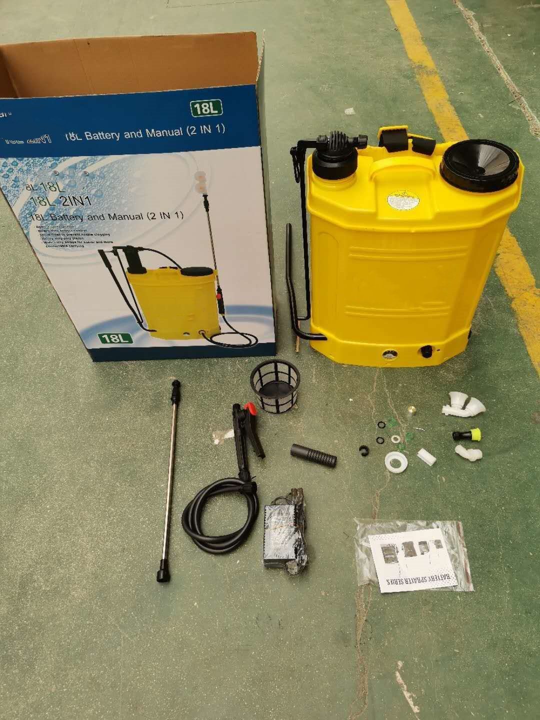New Two in One 18L Electric Hand Knapsack Sprayer for Agriculture/Garden/Home GF-18SD-01Z